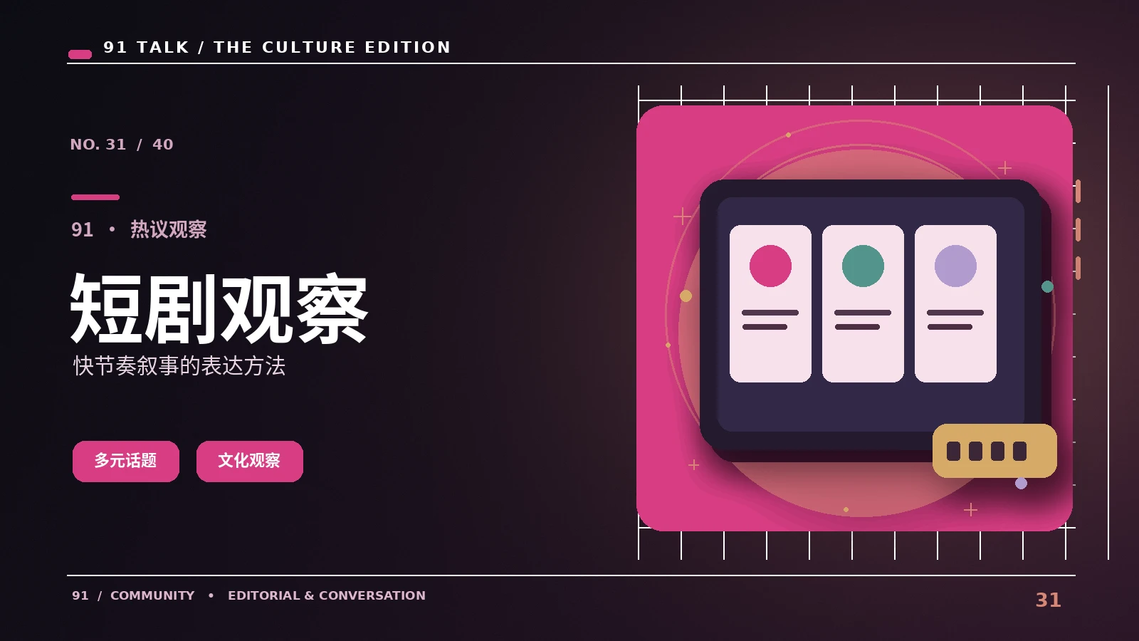 竖屏漫剧｜讨论竖屏构图的视线引导：画面与文本阅读笔记